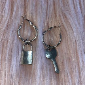 Lock & Key Earrings